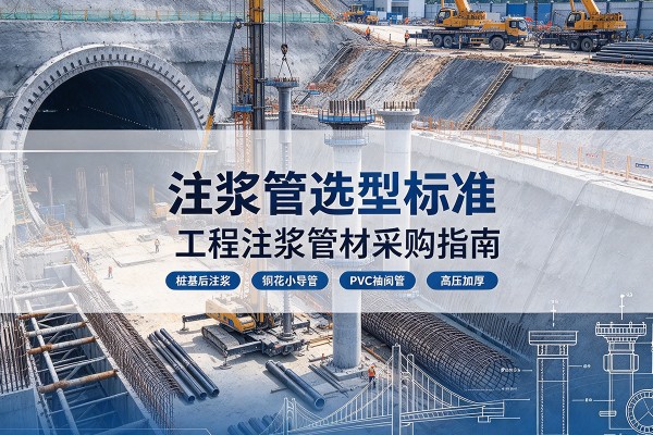 奇台注浆管选型标准