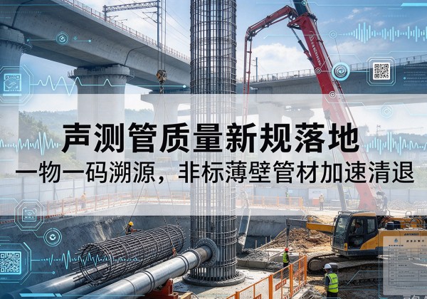 奇台声测管质量新规落地，一物一码溯源，非标薄壁管材加速清退